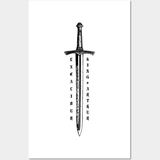 Excalibur Sword Posters and Art